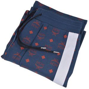 MCM Men's Visetos Cotton Sweatpants Track Pants